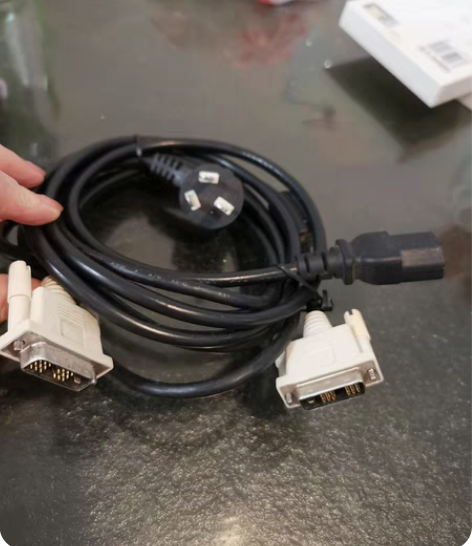 电脑显示器连接线,DVI-DVI线,1米长...