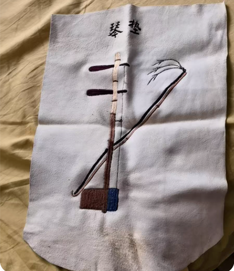 包邮京胡二胡月琴京二胡胡琴琴垫手工缝制手工...