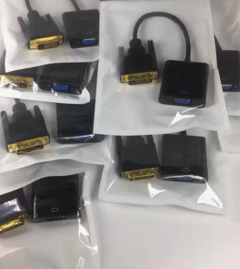 不挑显卡通用DVI24+1转VGA 带芯片...