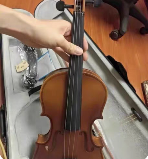 包邮朋友送的原价1500的4/4实木手工小...