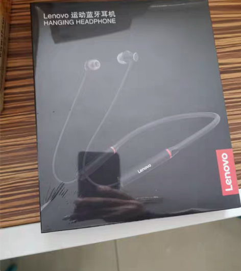 联想运动蓝牙耳机HE05X，黑色，全新未拆...
