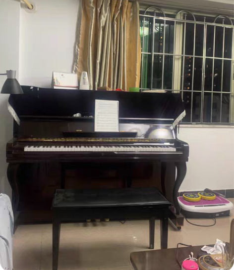 韩国原厂英昌钢琴，广州大学音乐老师购入的，...