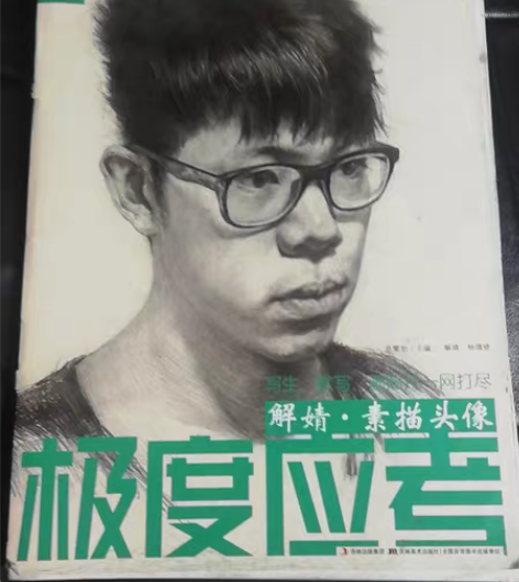 包邮解婧 素描头像 极度应考 总策划 主编...