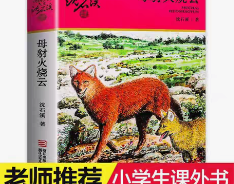 包邮母豺火烧云升级版母豺火烧云 沈石溪动物...
