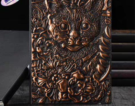 包邮全新猫星人A5 精装复古记事本 笔记本...