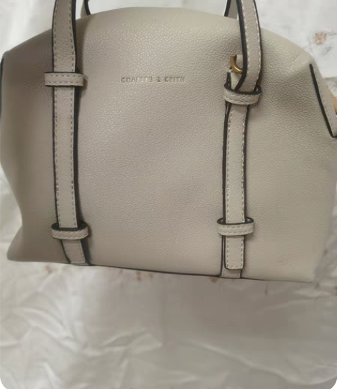 包邮CHARLES＆KEITH  纯色简约...