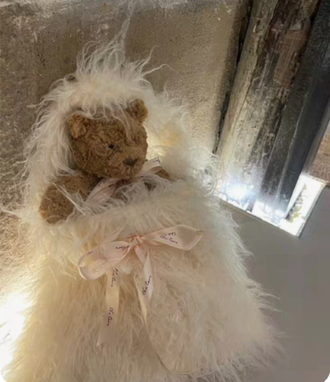 THE TURE原创限定毛毛手提包女手提袋...