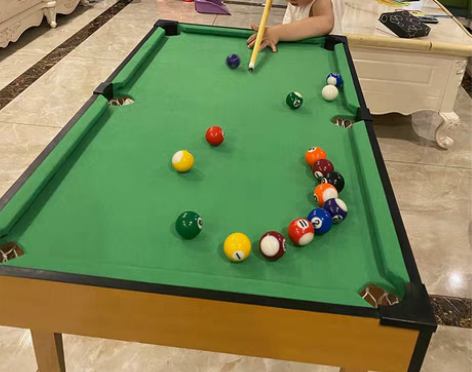 转卖【年货价】儿童台球孩子6男孩台球桌家用...