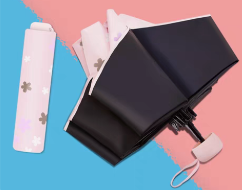 包邮超便宜全新天堂伞，浪漫樱花黑胶晴雨两用...