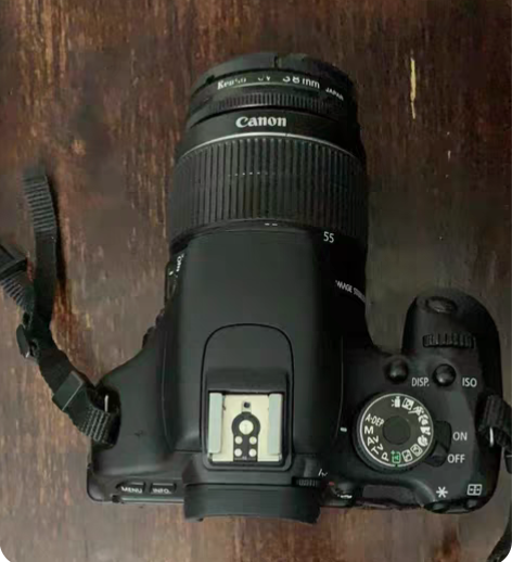 包邮佳能600D单反相机95新配18一55...