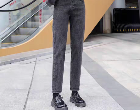 包邮Lee Cooper 秋冬新款高腰牛仔...