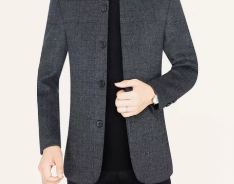 转卖啄木鸟秋冬季新款双面羊绒大衣男士韩版修...