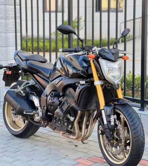 包邮13年黑武士雅马哈FZ1N，前后准新轮...