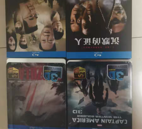 美国队长2，3D，蓝光铁盒；哥斯拉，3D，...