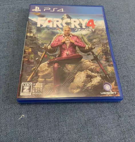 包邮ps4孤岛惊魂4日版，无中文，盘面无痕...