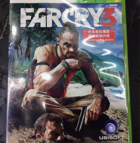 xbox360孤岛惊魂3 港版 英语 箱说...