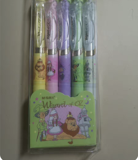 包邮晨光中性笔绿野仙踪系列5支装 k35按...