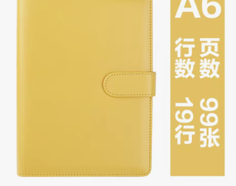 转卖【焕新价】正彩活页笔记本文具手账本软皮...