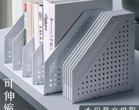 得力折叠桌面文件框多层三联四联框档案文件夹...