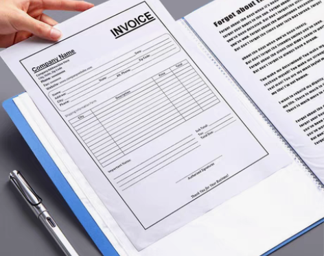 包邮A4加厚资料册活页文件夹透明插页袋档案...