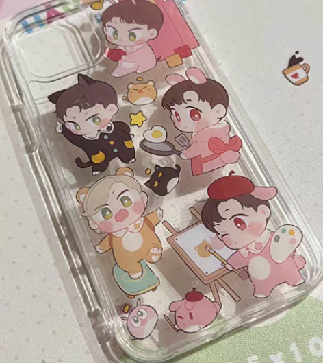 包邮【接bjyx透明滴胶手机壳定制】 基础...