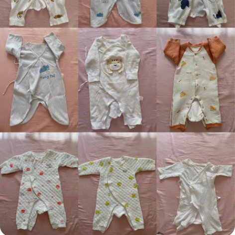 九成新童泰连体衣 新生儿衣服 包屁衣 九成...