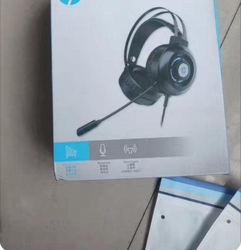 包邮全新无拆，惠普头戴式专业游戏耳机（可支...