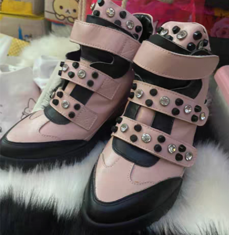 欧货内增高鞋 内增高穿过一次！适合38脚！...