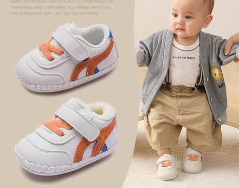 转卖英贝米尼婴儿鞋子秋冬宝宝学步鞋女加绒保...