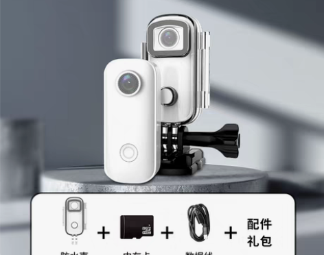 转卖2021新款拇指运动相机高清摩托车行车...