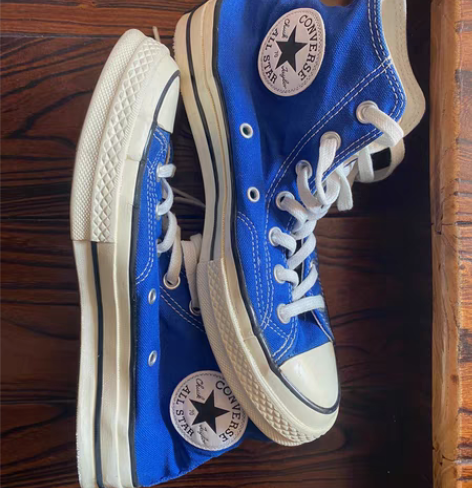 匡威converse 蓝色39码较新邮费半...