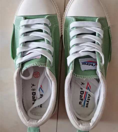 包邮feiyue/飞跃帆布鞋女复古原宿休闲...