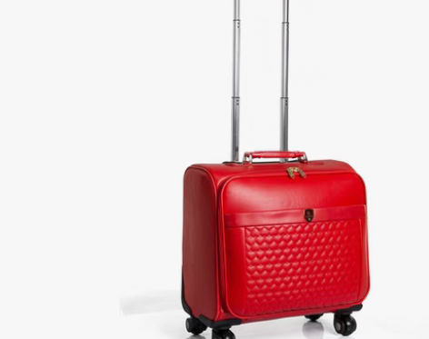 转卖费蒙保罗拉杆箱旅行箱红色行李箱 16寸...