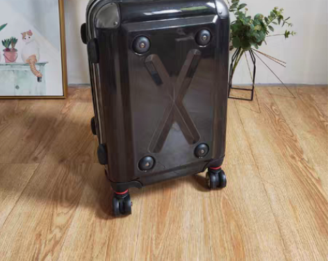 包邮20寸黑色镜面拉链款式登机箱行李箱拉杆...