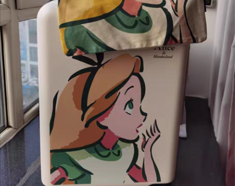 包邮不莱玫包迪士尼帆布包托特包爱丽丝手提袋...