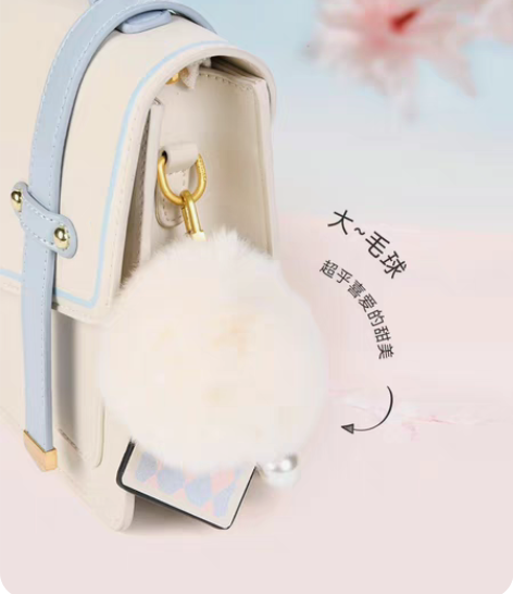 不莱玫迪士尼斜挎包剑桥邮差包包女春夏小众高...