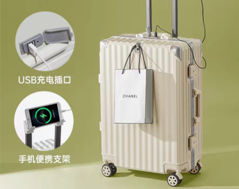 转卖行李箱静音万向轮结实耐用2022新款拉...