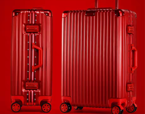 转卖慕途行李箱女拉杆箱男旅行箱万向轮铝框大...