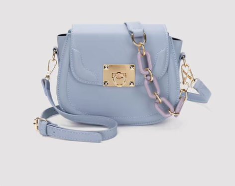 转卖优尚女包定制高级质感时尚链条马鞍包20...