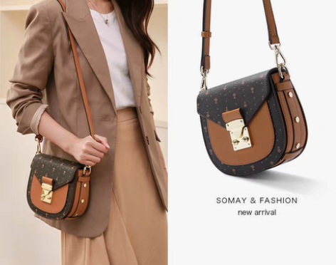 转卖Somay马鞍包包女2022新款百搭单...