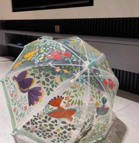 神仙伞法国DJECO儿童雨伞 宝宝透明伞小...