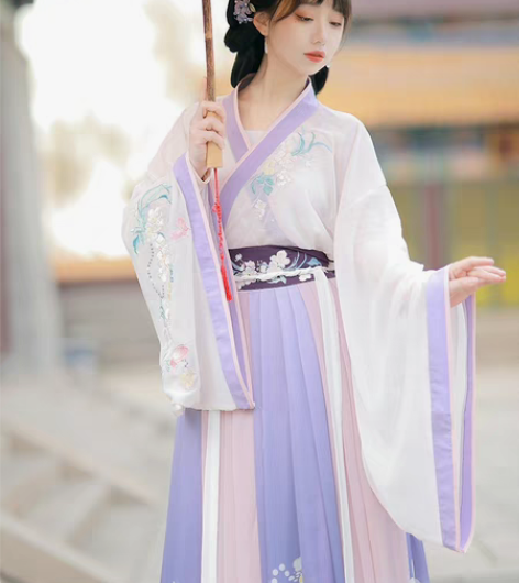 转卖晋制汉服女正品原创中国风齐腰襦裙夏季仙...