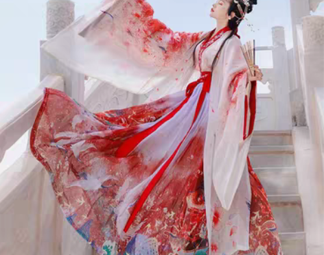 转卖一抹红尘汉服女正品原创中国风古装春夏季...