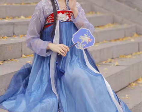 转卖裳云兮【梦音】唐制齐胸襦裙原创绣花正品...