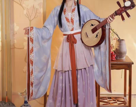 包邮复原款南北朝汉服四件套s码,百分百全新...