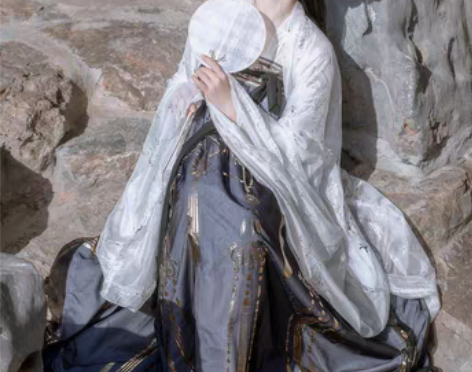 转卖【艺缕原创一云鹤】汉服女仙气齐胸襦裙大...