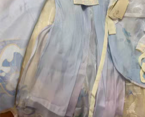 转卖七月夕 山河赋 唐制汉服正品原创夏季薄...