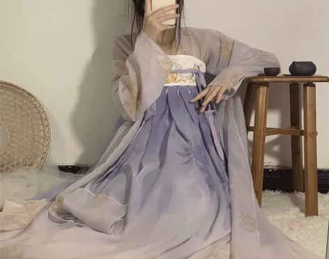 转卖原创汉服女日常夏季仙气飘逸齐胸襦裙中国...