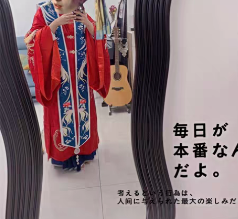 包邮汉旭龙凤吟明制汉服女婚服原创织金马面裙...