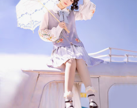 转卖劲合花海神汉服女改良汉元素原创中国风短...